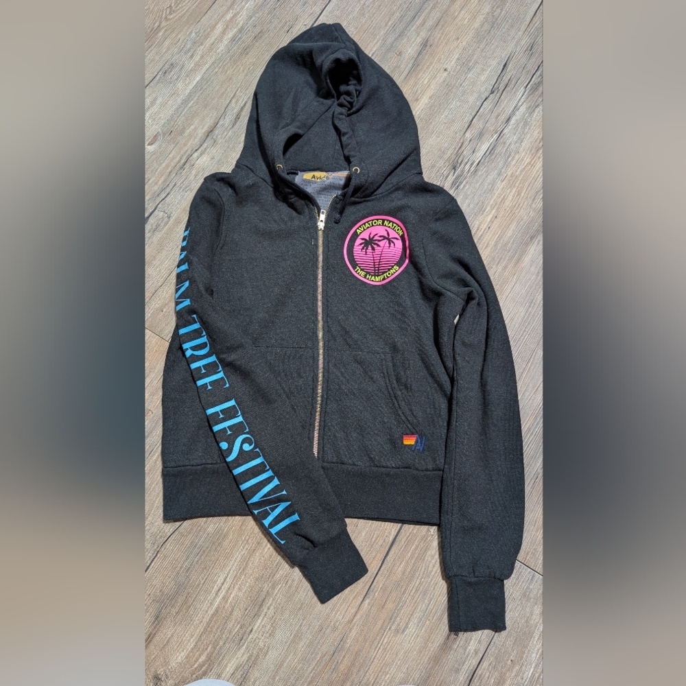 Aviator Nation Hoodie Jacket Size Xs Euc